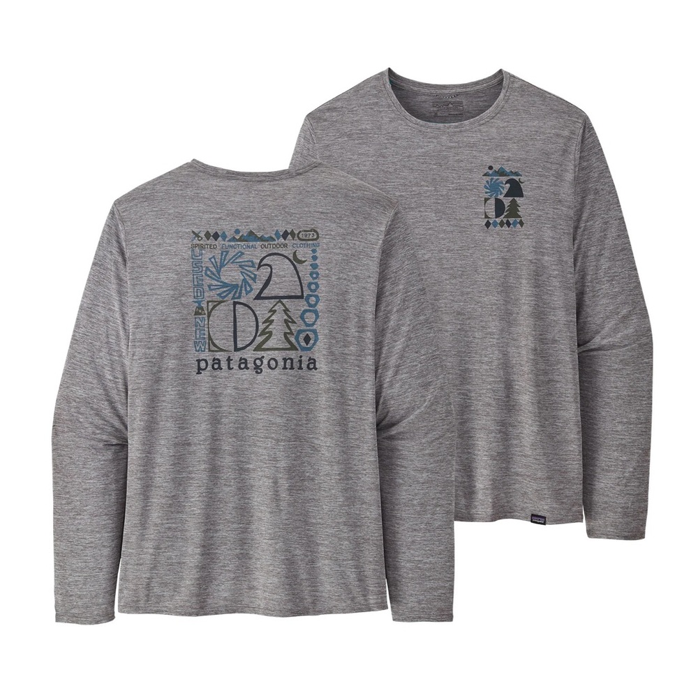 Patagonia Men's Long-Sleeved Capilene® Cool Daily Graphic Shirt